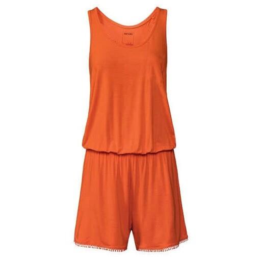 جامپسوت زنانه برند آلمانی esmara رنگ نارنجی سرهمی اسمارا جامپسوت اسمارا